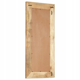 Zrkadlo v ručne vyrezávanom ráme, 110x50x11 cm, mangové drevo